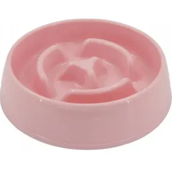 Exporanto Yavaş Mama Yeme Kabı 375 Ml. Pembe