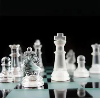 Exporanto Glass Chess Cam Satranç Takımı (35 cm x 35 Cm)