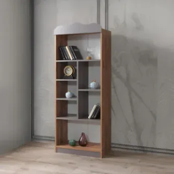 Sivas Gözde Mobilya  Modern Dekoratif Genç Odası Kitaplık 67X37X171Cm