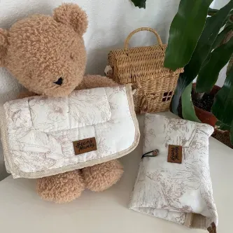 Huggy Mommy Bebek Bakım Seti Organizer Düzenleyici Bakım Çantası Alt Açma Örtüsü Minderi 2 Parça