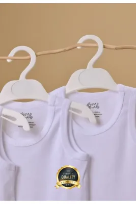 Huggy Mommy Premium %100 Organik Pamuk Beyaz Atlet Bebek Body Zıbın Çıtçıtlı Bebek Badi Set Çıtçıt Uzatma Hediye