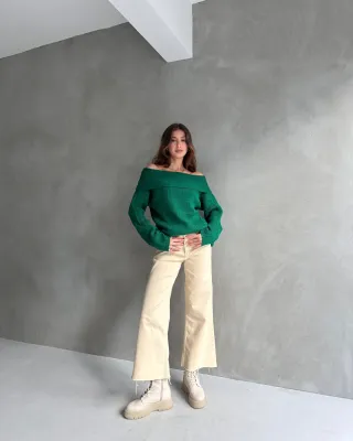 BUTİK AYVİTRİN Modanna Yaka Triko Kazak
