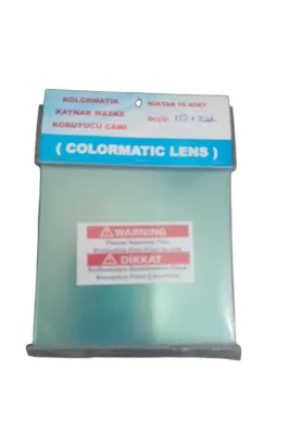 ELKA Hırdavat Tedarik  KOLORMATİK DIŞ KORUYUCU MASKE CAMI 115*104 MM 10 ADET