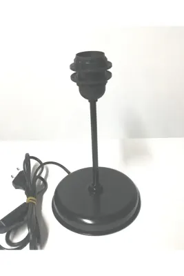 Tekay Aydınlatma Ahşap metal halat Abajur ayağı