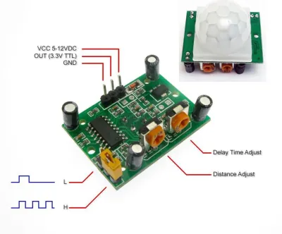 Robotikdevre HC-SR501 PIR ENSÖR MODÜLÜ