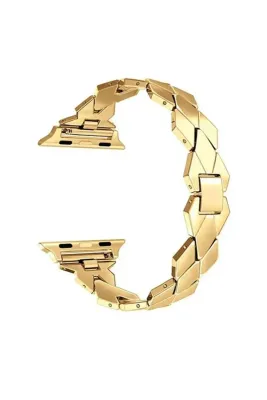 Markacase Apple Watch 1-2-3-4-5-6-7-8-9se 42-44-45-47-49 Mm Uyumlu Metal Hasır Kordon