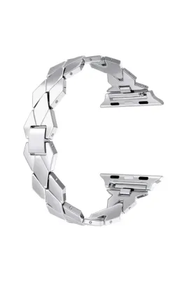 Markacase Watch 1-2-3-4-5-6-7-se 42-44-45 Mm Uyumlu Metal Hasır Kordon