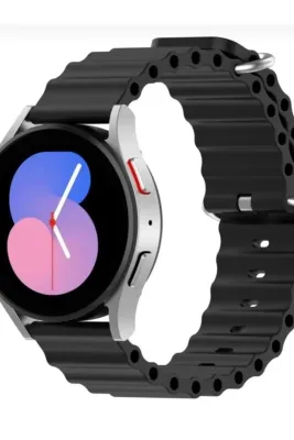 MarkaCase Samsung Galaxy Watch 46MM Için Ocean Loop Silikon Kordon 22MM
