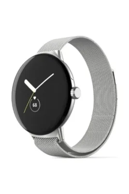 MarkaCase Google Pixel Watch Için Milanese Paslanmaz Çelik Metal Saat Kordonu