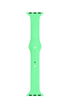 Markacase Apple Watch Seri 1 2 3 Için 38 Mm Slim Silikon Kordon Kayış Marine Green