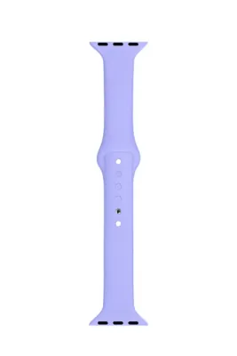 MarkaCase Apple Watch Seri 4 5 6 Için 44 Mm Slim Silikon Kordon Lila
