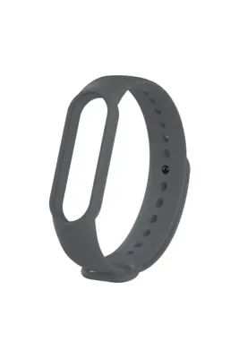 MarkaCase Amazfit Band 5-6 Için Silikon Kordon Füme
