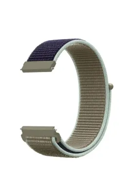 MarkaCase Fossil Watch Gen 6 Uyumlu Dokuma Kordon Khaki(uçuk Haki)