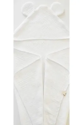 O&G Collection %100 Pamuklu , Organik 4 Katlı Multi Müslin Bebek / Çocuk , Bornoz / Havlu Banyo / Havuz / Deniz