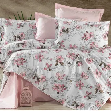 Elif Tedarik %100 Cotton Çift Kişilik Nevresim Takımı