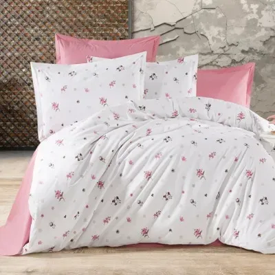 Elif Tedarik %100 Cotton Çift Kişilik Nevresim Takımı