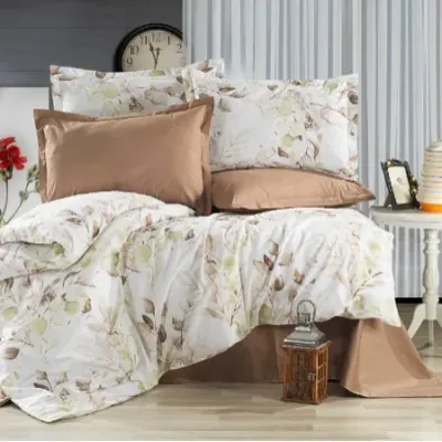 Elif Tedarik %100 Cotton Çift Kişilik Nevresim Takımı