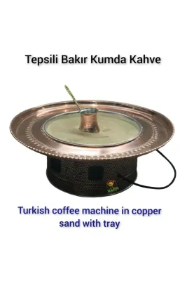 SAFİR ÇAY KAZANLARI Tepsili Kumda Kahve Büyük Boy Tepsili Kumda Kahve Makinesi Sinili Kumda Kahve Safir Kumda Kahve
