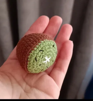 Amigurumi kivi örme meyve minik oyuncak