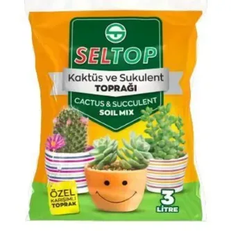 MY-NİL 3 Lt Kaktüs Ve Sukulent Toprağı, Çiçek Toprağı, Torf, Saksı Toprağı, Süs Bitkisi Toprağı.