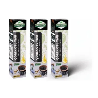 SARYA COSMETİC Orbinatura %100 Saf Çörekotu Yağı 3 x 250 ml %100 Doğal Soğuk Sıkım (3 Adet)