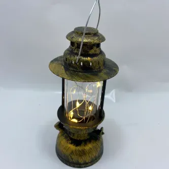 MYK HEDİYE VE SANAT ATÖLYESİ Ledli Gaz Lambası Nostaljik Eskitme Fener