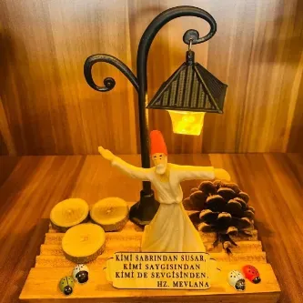 MYK HEDİYE VE SANAT ATÖLYESİ Mevlana Sözleri Resimli, Mevlana, Rumi, Dini Hediye, İslami Hediye, Dini Dekoratif Led Lamba