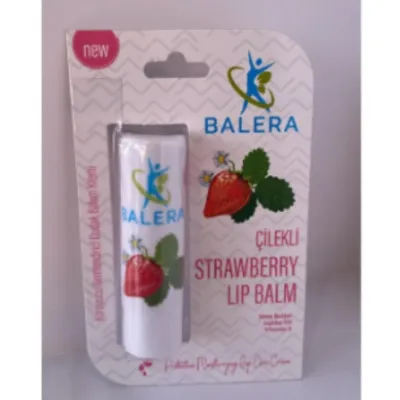 BALERA Lıp Balm Dudak Bakım Kremi Çilek 4.8 Gr