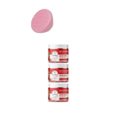 BALERA Selülit Jeli 500ml - Sıkılaştırıcı Acı Biber Özlü Masaj Jeli 3 Adet Selülit Fırça