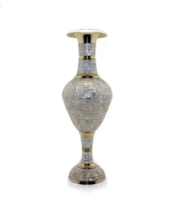 Exporanto Pirinç Sedefli Vazo 45 cm KSK129
