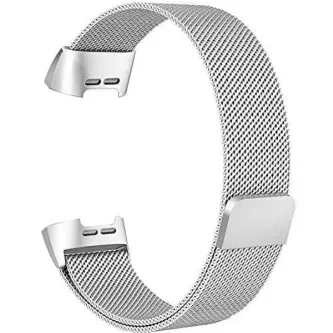 Markacase Fitbit Charge 4 Uyumlu Metal Mıknatıslı Milanese Kordon