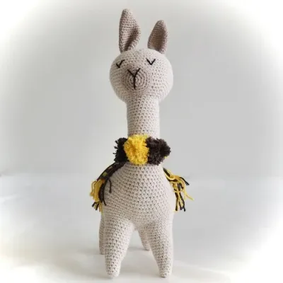 Sevimli Lama Amigurumi Oyuncak